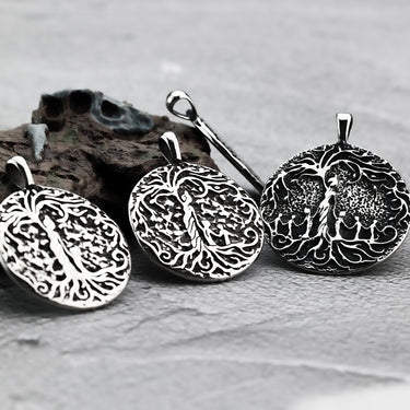 Mom & Children Family Tree of Life Necklace